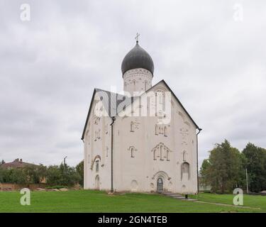 Eglise de la Transfiguration sur la rue ilin à Veliky Novgorod, Russie Banque D'Images