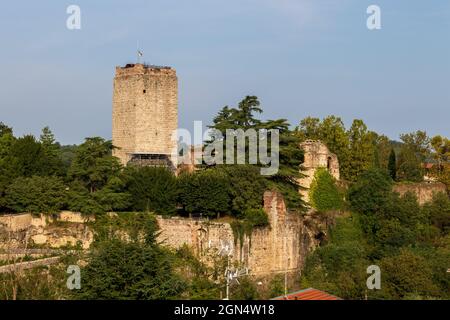 Trezzo d'Adda, Milan, Lombardie, Italie: Château de Visconti Banque D'Images