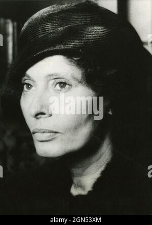 Actrice italienne Sophia Loren, années 1980 Banque D'Images