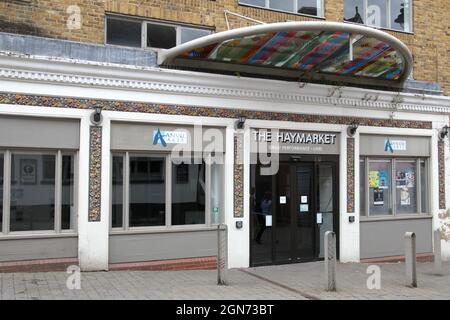 The Haymarket Performing Arts Theatre à Basingstoke, Hampshire, Royaume-Uni Banque D'Images