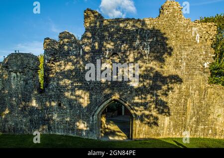 Château de St Quentin Llanbvletian Cowbridge, sud du pays de Galles, Royaume-Uni Banque D'Images