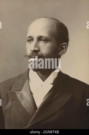 W.E.B. Dubois (1868-1963), activiste et auteur des droits civils américains, Head and Hits Portrait, Boston, Massachusetts, États-Unis, James E. Purdy, 1907 Banque D'Images