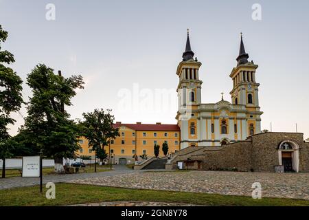 La cathédrale de Maria Radna à Arad en Roumanie Banque D'Images