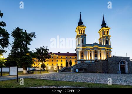 La cathédrale de Maria Radna à Arad en Roumanie Banque D'Images