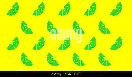 illustration vectorielle à thème citron, fond à motif citron Illustration de Vecteur