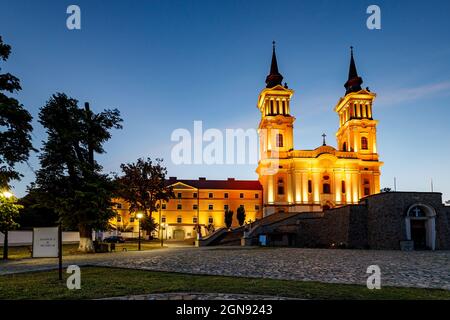 La cathédrale de Maria Radna à Arad en Roumanie Banque D'Images