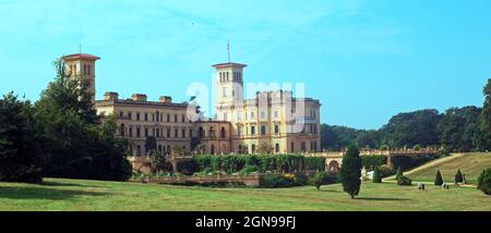 Osborne House, Isle of Wight, 2021 la maison préférée de la reine Victoria et du prince Albert, elle a été donnée à l'État après la mort de la reine Victorias en 19 Banque D'Images