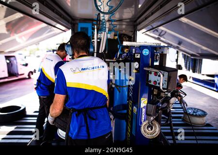 Savigny-sur-Braye, France. 23 septembre 2021. Michelin pendant le Rallye coeur de, France., . du 23 au 25 septembre à Savigny-sur-Braye, France - photo Bastien Roux/DPPI crédit: DPPI Media/Alay Live News Banque D'Images