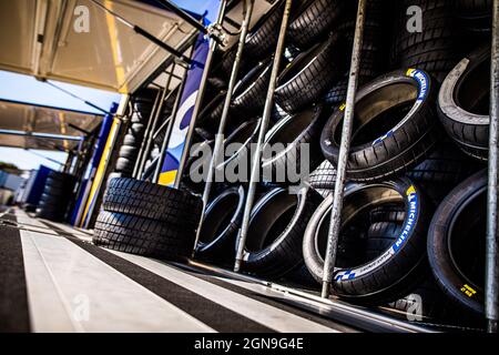 Savigny-sur-Braye, France. 23 septembre 2021. Michelin pendant le Rallye coeur de, France., . du 23 au 25 septembre à Savigny-sur-Braye, France - photo Bastien Roux/DPPI crédit: DPPI Media/Alay Live News Banque D'Images