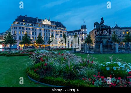 Hôtel d'Angleterre sur la place Kongens Nytorv, centre-ville de Copenhague, Danemark, Banque D'Images