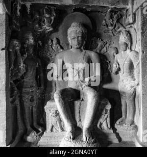 Le complexe historique Ajanta et Ellora Cave à Aurangabad, dans le centre de l'Inde Banque D'Images