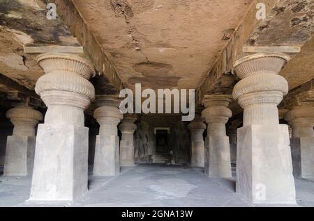 Le complexe historique Ajanta et Ellora Cave à Aurangabad, dans le centre de l'Inde Banque D'Images