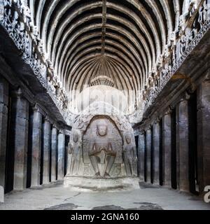 Le complexe historique Ajanta et Ellora Cave à Aurangabad, dans le centre de l'Inde Banque D'Images