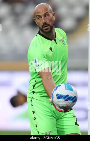 Turin, Italie. 23 septembre 2021. Pepe Reina de SS Lazio pendant la série Un match au Stadio Grande Torino, Turin. Crédit photo à lire: Jonathan Moscrop/Sportimage crédit: Sportimage/Alay Live News Banque D'Images