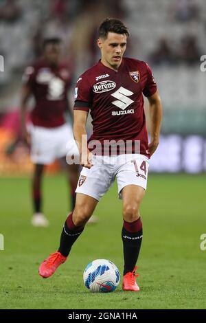 Turin, Italie. 23 septembre 2021. Josip Brekalo du FC Torino lors de la série Un match au Stadio Grande Torino, Turin. Crédit photo à lire: Jonathan Moscrop/Sportimage crédit: Sportimage/Alay Live News Banque D'Images