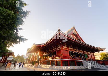 Temple Senso-ji, Tokyo, traditionnel, Temple japonais, architecture, historique, culture, Landmark, Iconic Banque D'Images