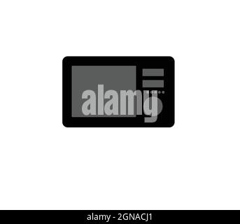 Symbole de four Vector, icône de couleur grise représentant un four Vector Illustration de Vecteur