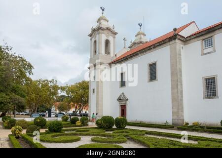 Chapelle Vista alegre, chapelle Nossa Senhora da Penha de França du XVIIe siècle, Portugal. Banque D'Images