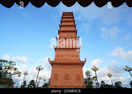 Pagode de Tuong long dans la ville de Hai Phong au nord du Vietnam Banque D'Images