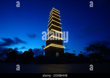 Pagode de Tuong long dans la ville de Hai Phong au nord du Vietnam Banque D'Images