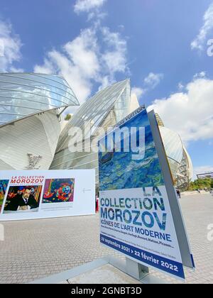 LA COLLECTION MOROZOV EXPOSÉE À LA FONDATION VUITTON Banque D'Images