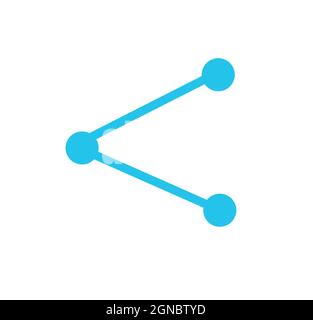 Illustration du vecteur d'icône de partage Illustration de Vecteur