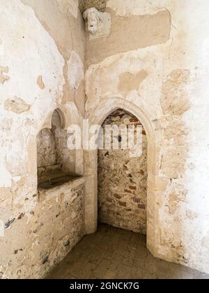 Les ruines du Prieuré de Castle Acre, Norfolk Banque D'Images