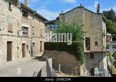 La ville d'Alstylos est située au nord de Llusanés, dans la région de la province d'Osona de Barcelone, Catalogne, Espagne Banque D'Images