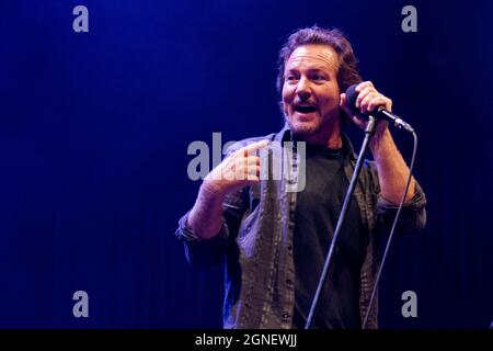 24 septembre 2021: Eddie Vedder se produit à OhanaFest Day1 Doheny State Beach le 24 septembre 2021 à Dana point, Californie (Credit image: © Marissa carter/ZUMA Press Wire) Banque D'Images