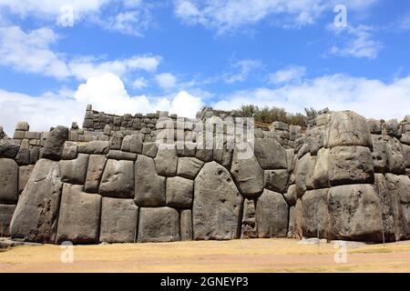 Ruines de Sacsayhuaman, Cusco, Pérou Banque D'Images