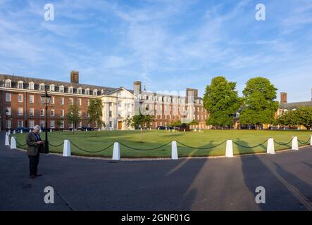 Façade du Royal Hospital Chelsea, sud-ouest de Londres SW3 par une journée ensoleillée avec ciel bleu en septembre 2021 Banque D'Images