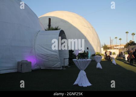 Atmosphère, Wisdome LA, États-Unis. 09e avril 2021. La première mondiale de 'Eating Our Way to extinction' à Wisdome L.A. à Los Angeles, CA Credit: Cronos/Alamy Live News Banque D'Images