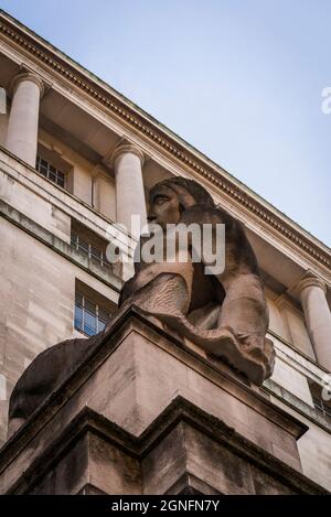 Bâtiment du ministère de la Défense, bâtiment du gouvernement à Whitehall, Londres, Angleterre, Royaume-Uni Banque D'Images