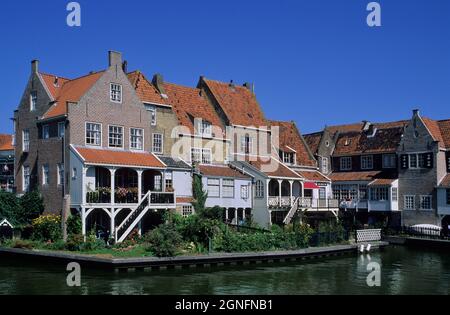 PAYS-BAS, RÉGION DE NOORD-HOLLANDE ET IJSSELMEER, VILLE D'ENKHUIZEN Banque D'Images