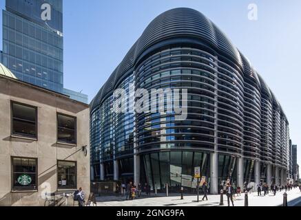 Londres, The Walbrook Building Londres, Geschäftshaus 2008-2010 von Foster & Partners Banque D'Images