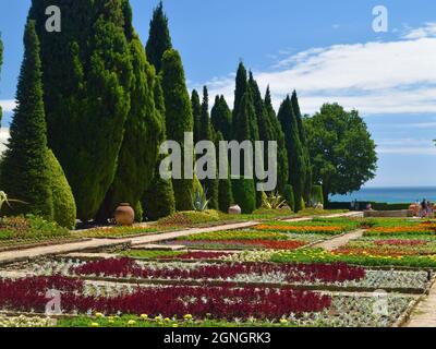 Jardin botanique de Balchik, Bulgarie, Mer Noire Banque D'Images