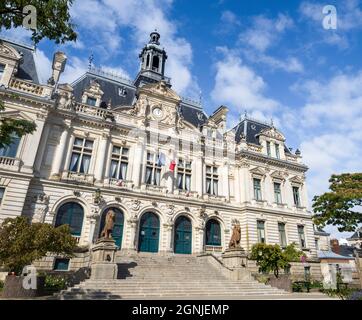 Hôtel de ville, vannes, Morbihan, Bretagne, France. Banque D'Images