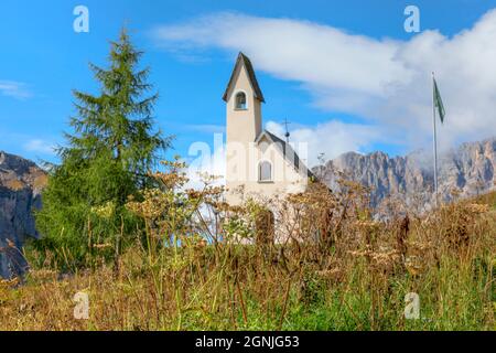 Passo Gardena, Haut-Adige, Dolomites, Tyrol du Sud, Italie Banque D'Images