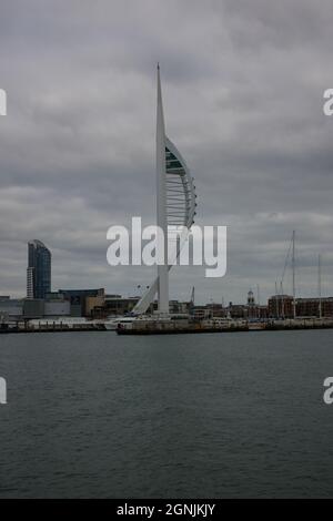 La tour Spinnaker à Portsmouth au Royaume-Uni vu en septembre 2021. Banque D'Images