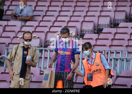 Barcelone, Espagne. 26 septembre 2021. Match de football espagnol la Liga FC Barcelone vs Levante au stade Camp Nou. 26 septembre 2021 999/JGS/CORDONPRESSCordon Press Credit: CORDON PRESS/Alay Live News Banque D'Images