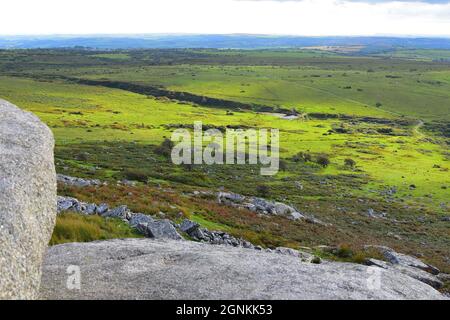 The Hurlers (cercle de pierre), sous-fifres, Bodmin Moor, Cornwall, Angleterre, Royaume-Uni, Europe Banque D'Images