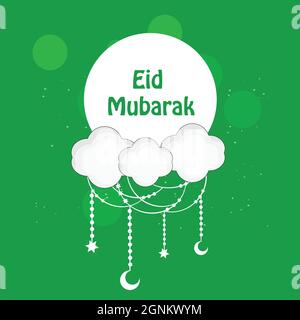 EID Festival musulman de fond Illustration de Vecteur