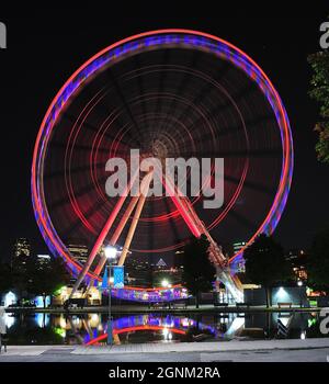 La Grande Roue de Montréal Banque D'Images