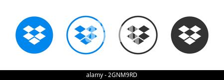 Collection de logos populaires sur les réseaux sociaux. Icônes des réseaux sociaux. Jeu réaliste. Illustration vectorielle Illustration de Vecteur