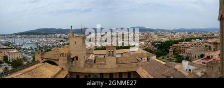 Palma vue depuis le sommet de la cathédrale Banque D'Images