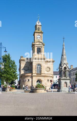 Hôtel de ville de Coleraine, The Diamond, Coleraine (Cuil Rathain), Comté de Derry, Irlande du Nord, Royaume-Uni Banque D'Images