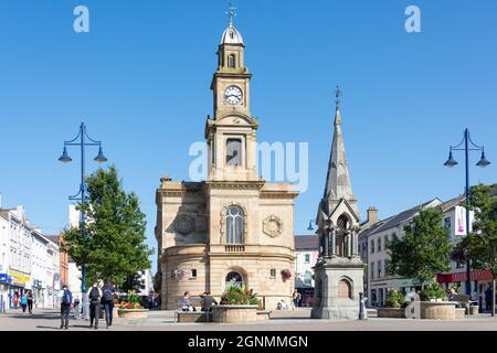 Hôtel de ville de Coleraine, The Diamond, Coleraine (Cuil Rathain), Comté de Derry, Irlande du Nord, Royaume-Uni Banque D'Images