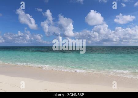 Plage de Turtle Cove, Providenciales, îles Turks et Caicos Banque D'Images