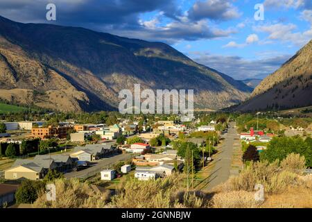 Keremeos est un village du sud de l'intérieur de la Colombie-Britannique, au Canada. Keremeos est situé dans la vallée de Similkameen. Banque D'Images