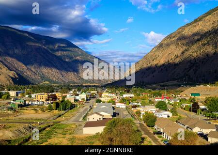 Keremeos est un village du sud de l'intérieur de la Colombie-Britannique, au Canada. Keremeos est situé dans la vallée de Similkameen. Banque D'Images